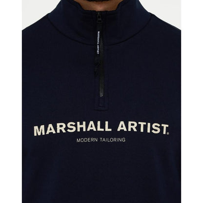 Coastal Erosion 1/4 Zip Sweat - Navy