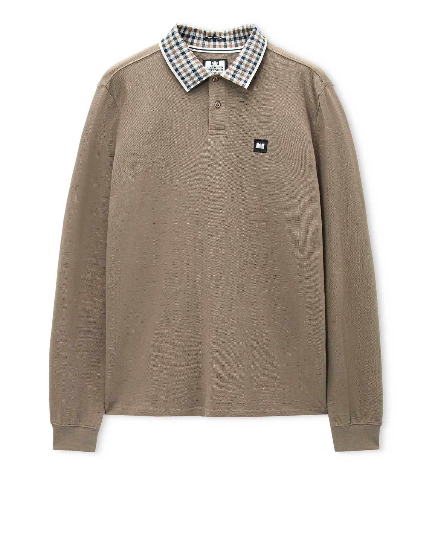 Lindley Long Sleeve Polo Shirt - Tobacco Brown