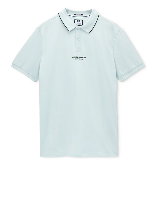 Hurley Polo Shirt - Sea Spray Blue/Black