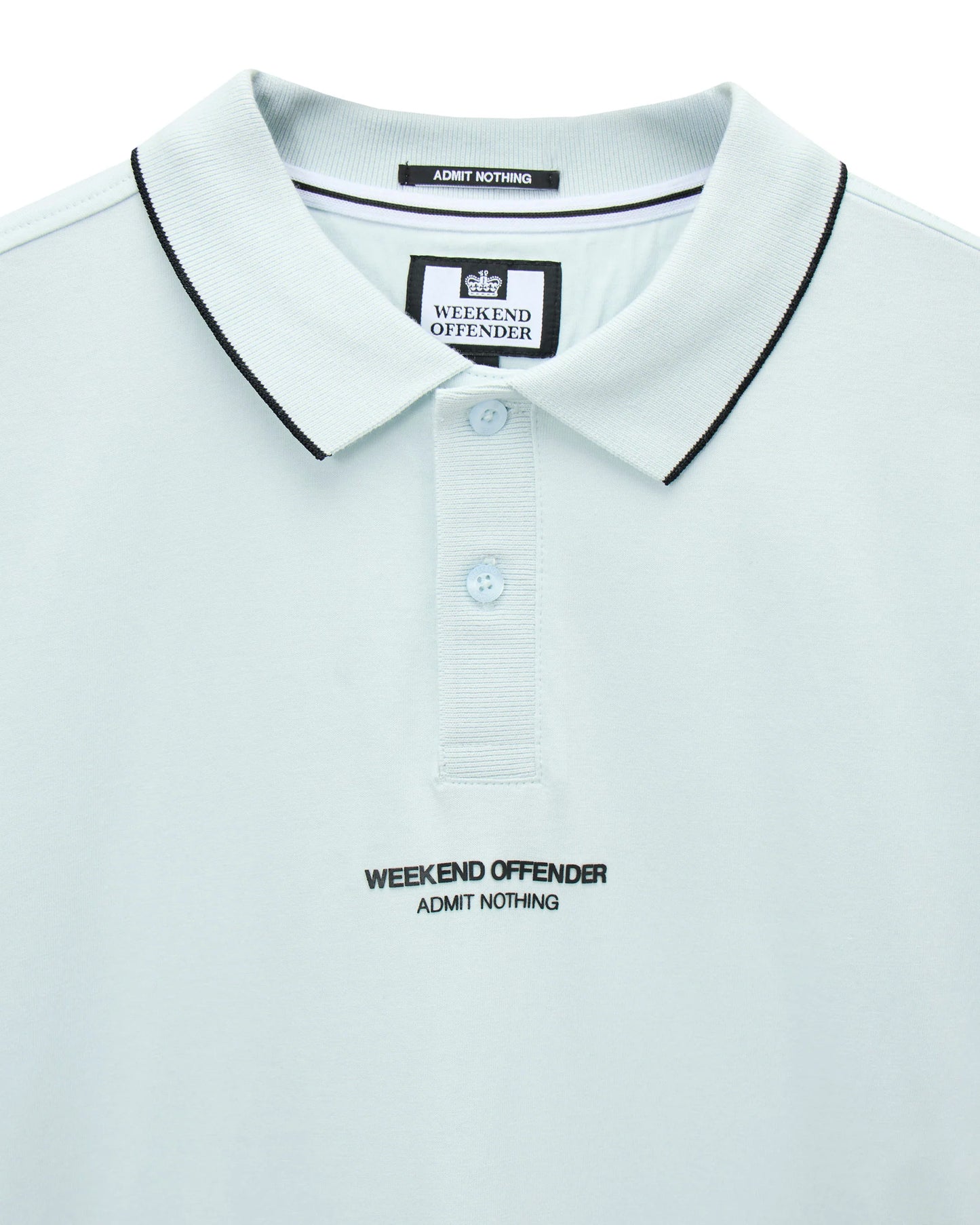 Hurley Polo Shirt - Sea Spray Blue/Black