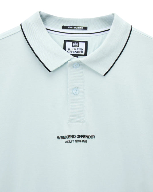 Hurley Polo Shirt - Sea Spray Blue/Black