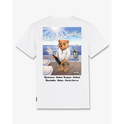 SS25 Poster Backprint T-Shirt, Filou CXIV. - White