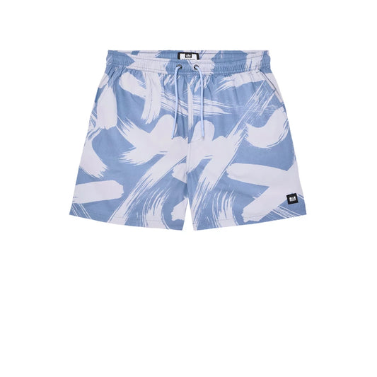 Anzio Camo Shorts - cornflower blue