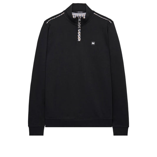 Matisa Quarter Neck Sweatshirt - black