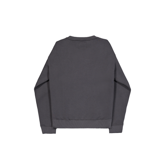 Satin Logo Sweater - vintage grey
