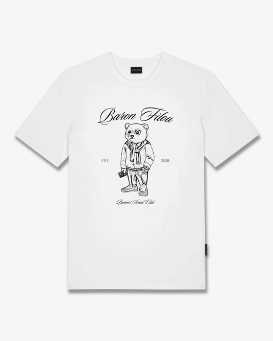 FW25 T-Shirt Filou CLII. Backprint Sketch - White