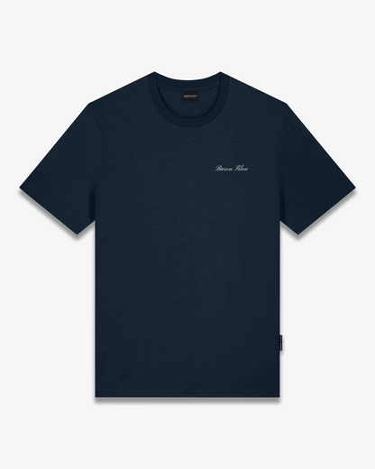 FW25 T-Shirt Backprint Filou CXLVI. BARON - Navy blue