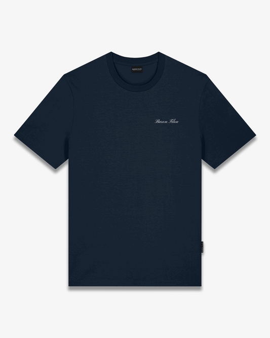 FW25 T-Shirt Backprint Filou CXLVI. BARON - Navy blue