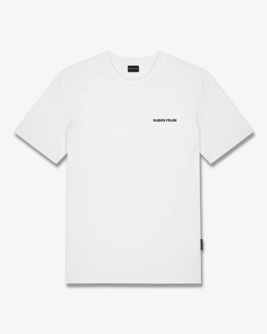 FW25 T-Shirt Oval Backprint Filou CXLVII. - White