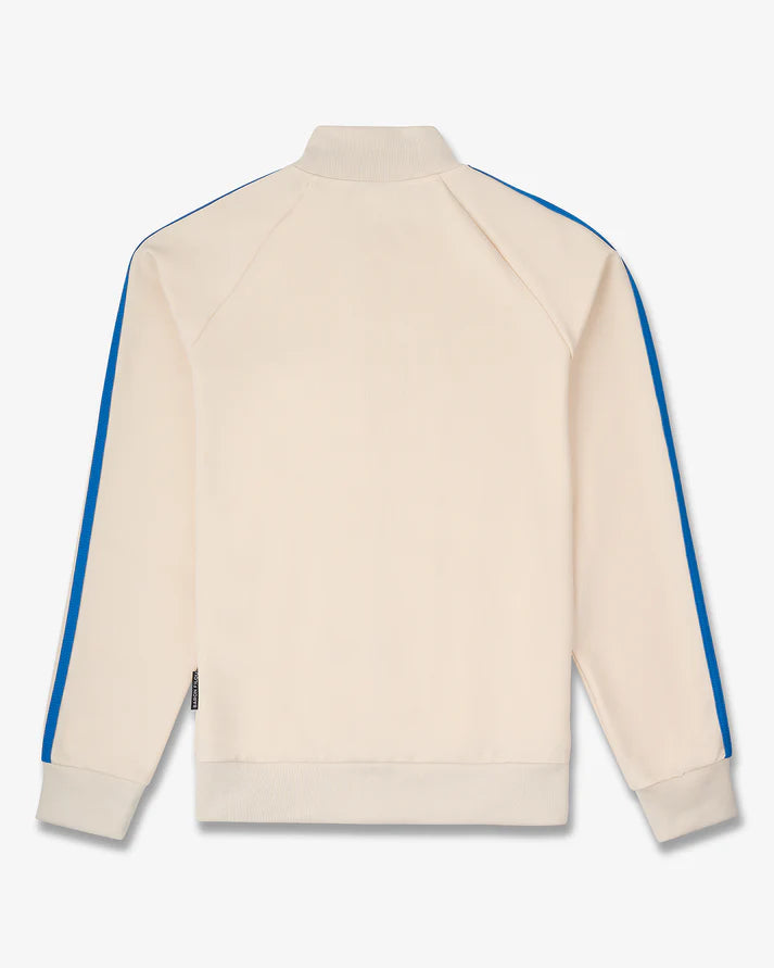 SS25 Tracksuit Jacket with Stripes, Mykonos Crew - Pearl white