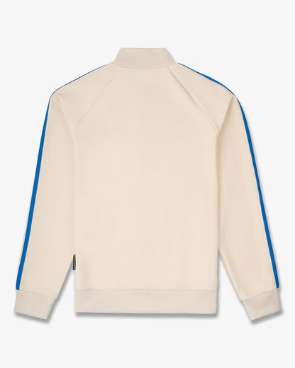 SS25 Tracksuit Jacket with Stripes, Mykonos Crew - Pearl white
