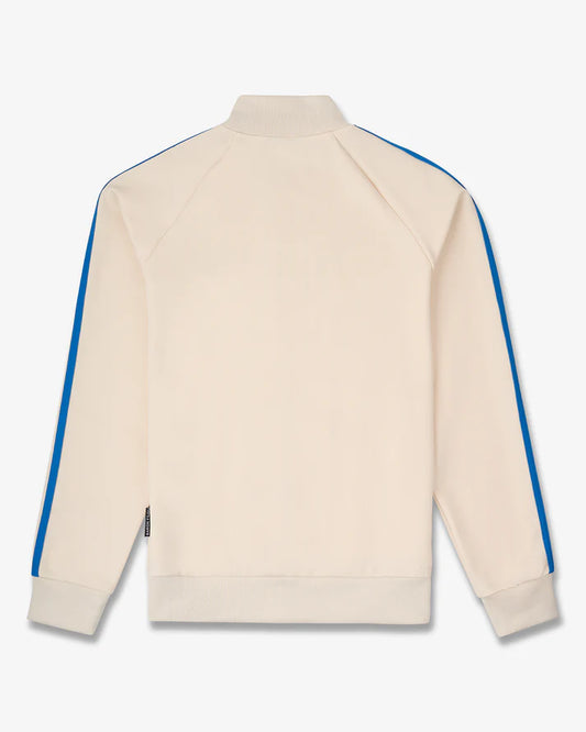 SS25 Tracksuit Jacket with Stripes, Mykonos Crew - Pearl white