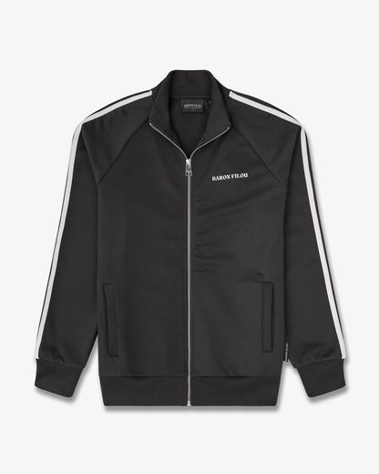 FW25 Tracksuit Jacket Oval Backprint Filou CXLVIII. - Black