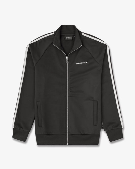 FW25 Tracksuit Jacket Oval Backprint Filou CXLVIII. - Black