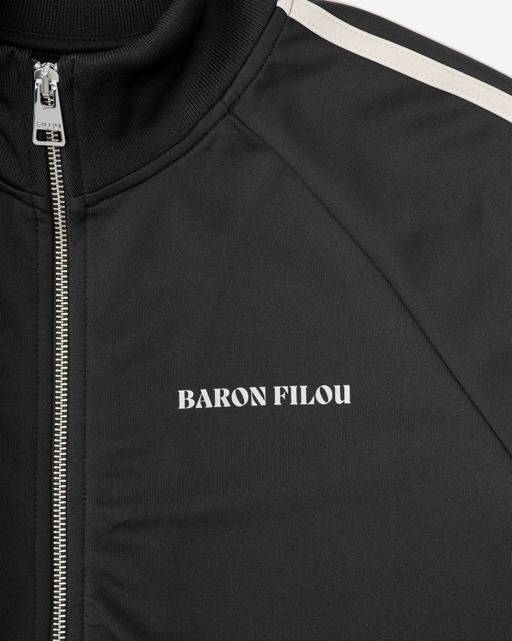 FW25 Tracksuit Jacket Oval Backprint Filou CXLVIII. - Black