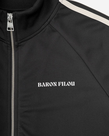 FW25 Tracksuit Jacket Oval Backprint Filou CXLVIII. - Black
