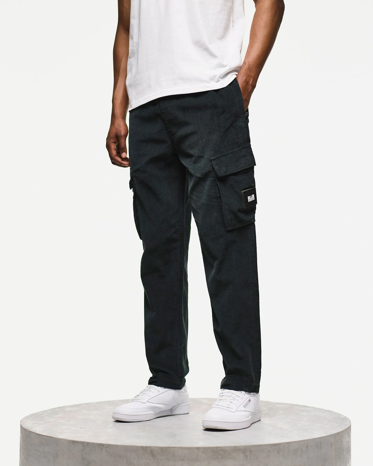 Zanardi Cord Technical Pants - Black Forest Green