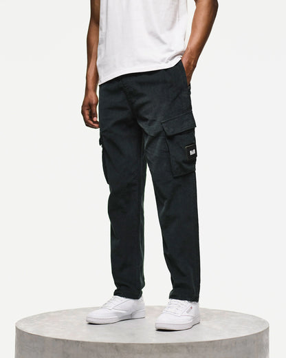 Zanardi Cord Technical Pants - Black Forest Green