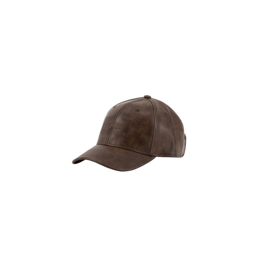 PU Logo Cap - hunter brown