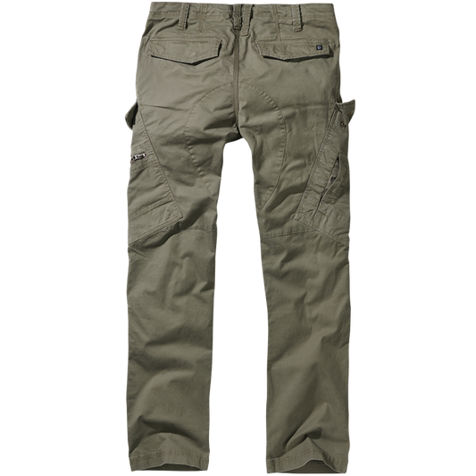Adven Slim Fit Trousers - olive