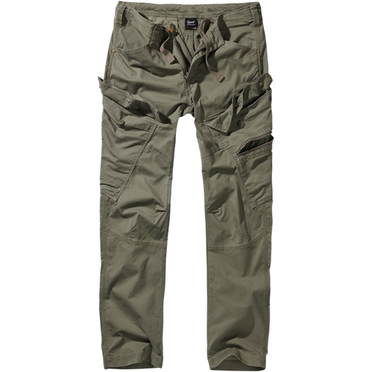 Adven Slim Fit Trousers - olive