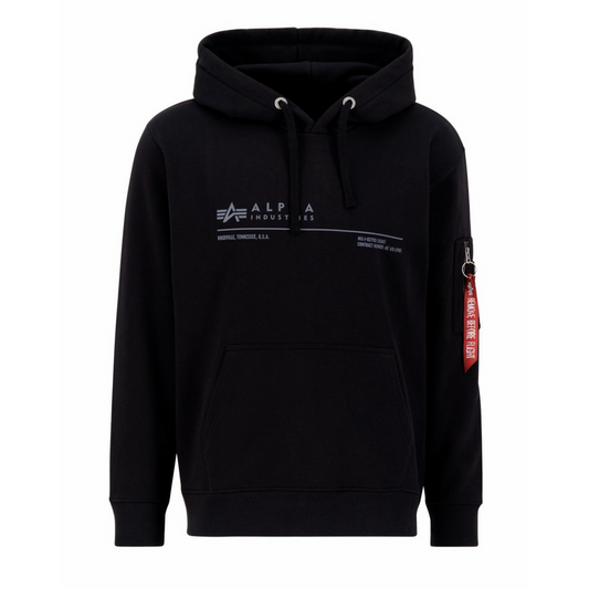 AI Reflective Hoody - black
