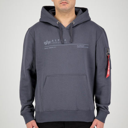 AI Reflective Hoody - greyblack