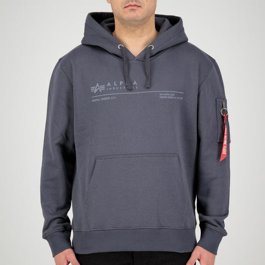 AI Reflective Hoody - greyblack
