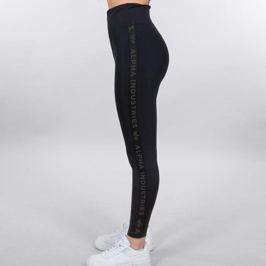 AI Stripe Leggings Woman - black