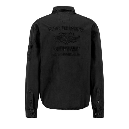 Air Force EMB Shirt - black