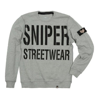 All Over Crew Neck - grey