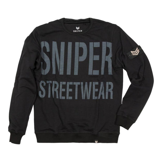 All Over Crew Neck - black