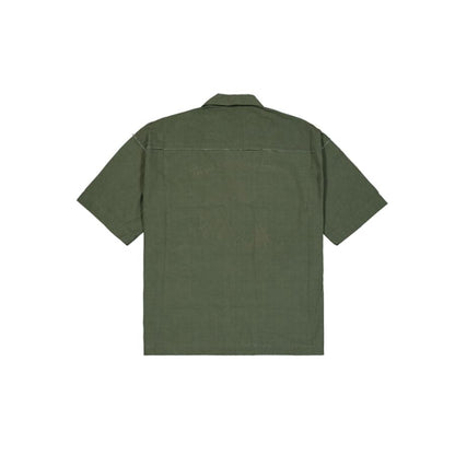 Aloha Safari Shirt - dark olive