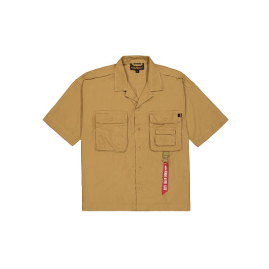 Aloha Safari Shirt - khaki