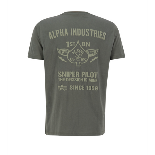 Air Force T - dark olive