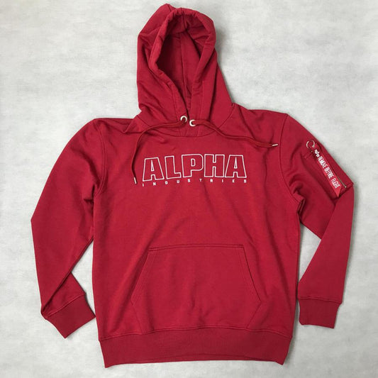 Embroidery Hoody - rbf red