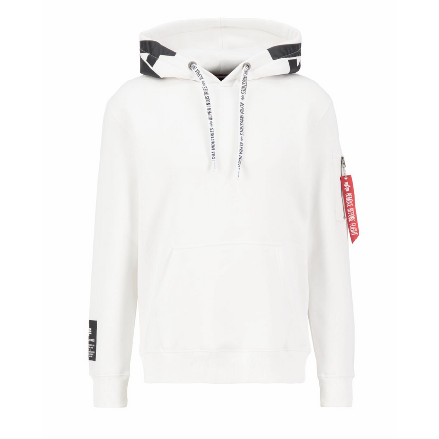 Alpha Hoody - white/black