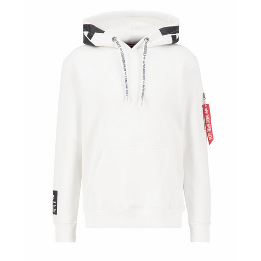 Alpha Hoody - white/black