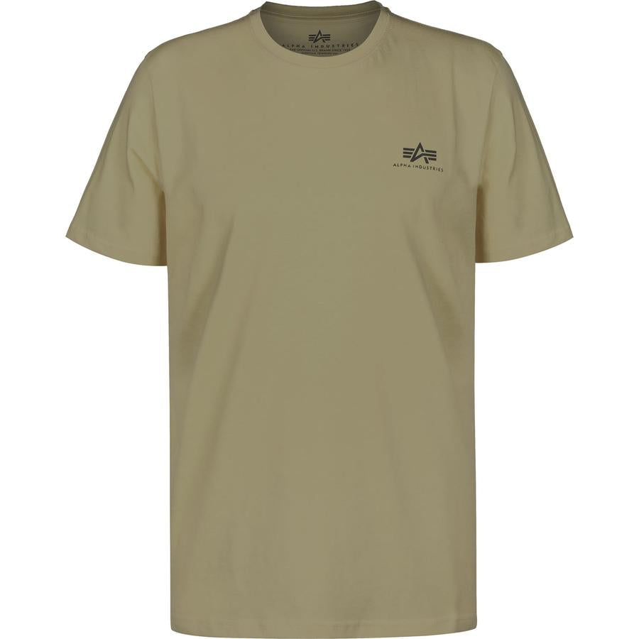 Basic T Small Logo - olive