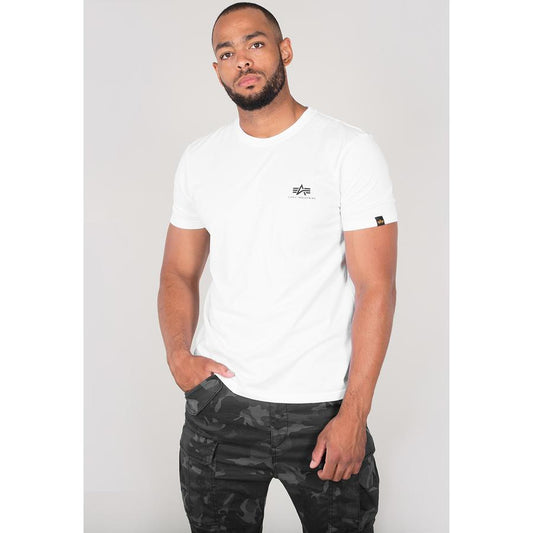 Basic T Small Logo - white