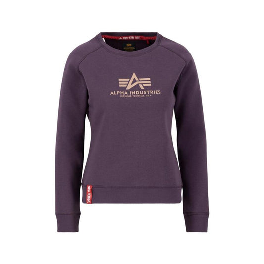 New Basic Sweater Wmn - plum