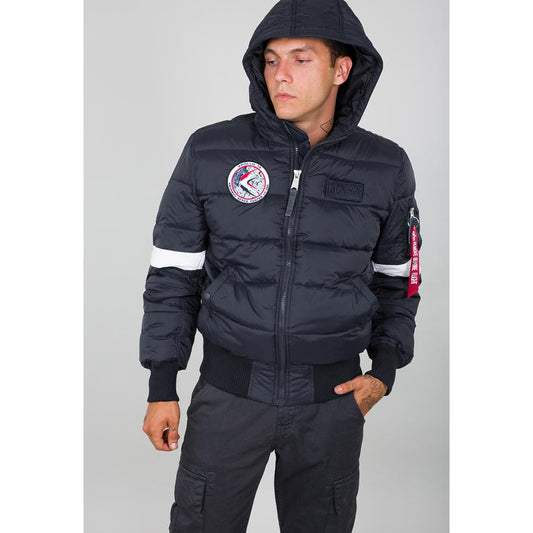 Hooded Puffer FD NASA - rep.blue