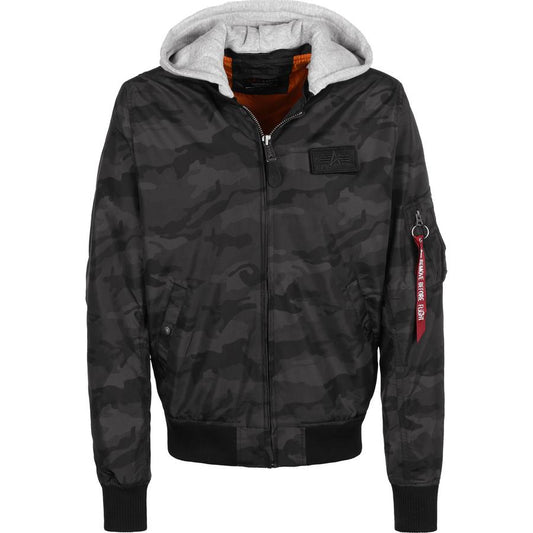 MA-1 TT Hood - black camo