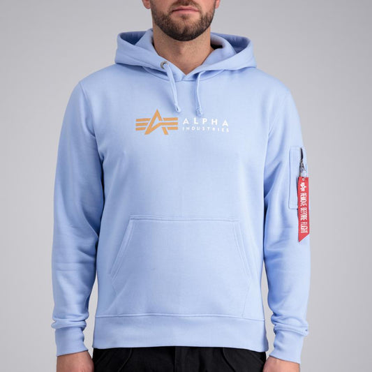 Alpha Label Hoody - light blue
