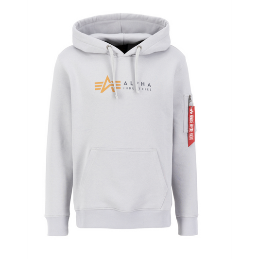 Alpha Label Hoody - pastel grey