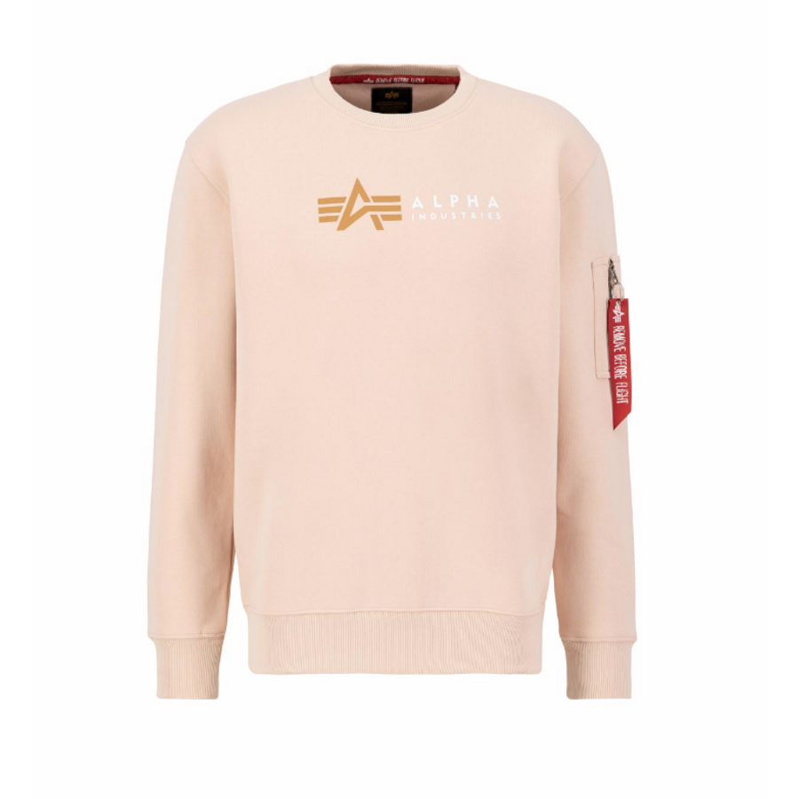 Alpha Label Sweater - pale peach