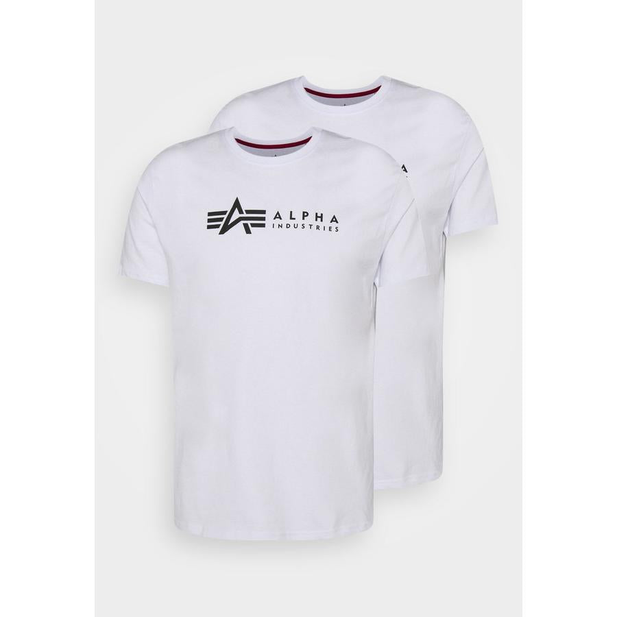 Alpha Label T 2 Pak - white