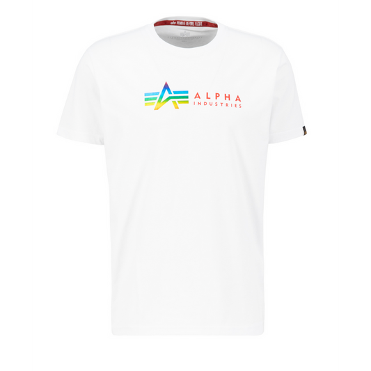 Alpha Label T Metal - white/metal red