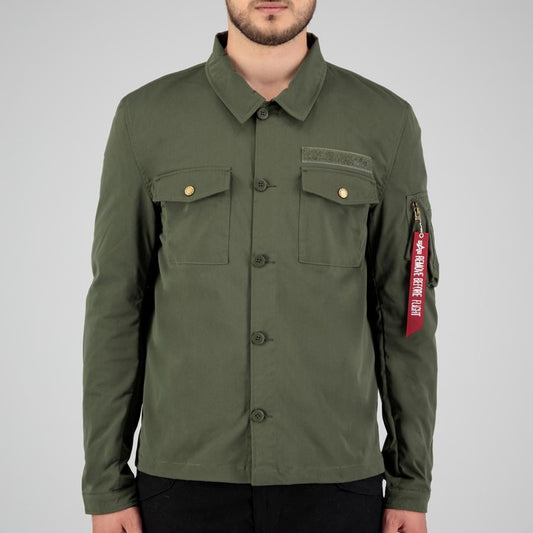 Alpha Overshirt - dark olive