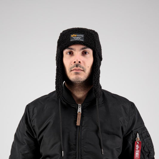 Alpha Teddy Hat - black